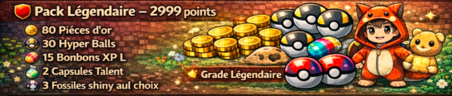 Pack Légendaire