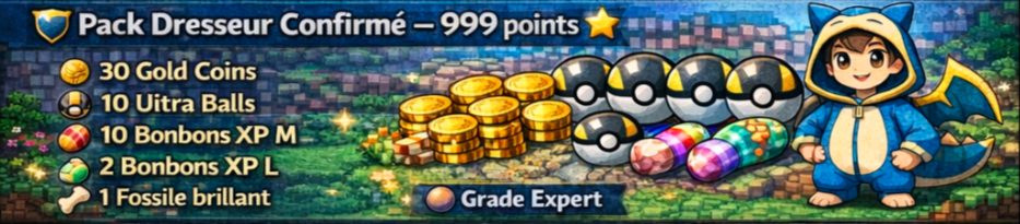 Pack Dresseur Confirmé